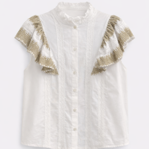 Camisa sin mangas bordado boho